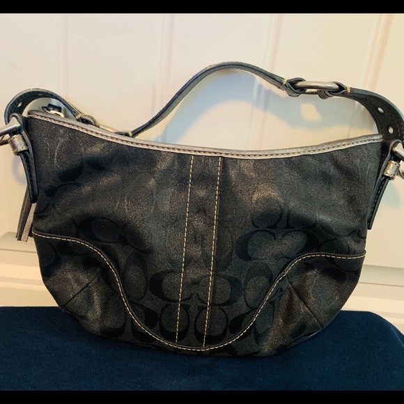 💼authentic Coach “Soho” bag with snakeskin strap - Picture 1 of 3